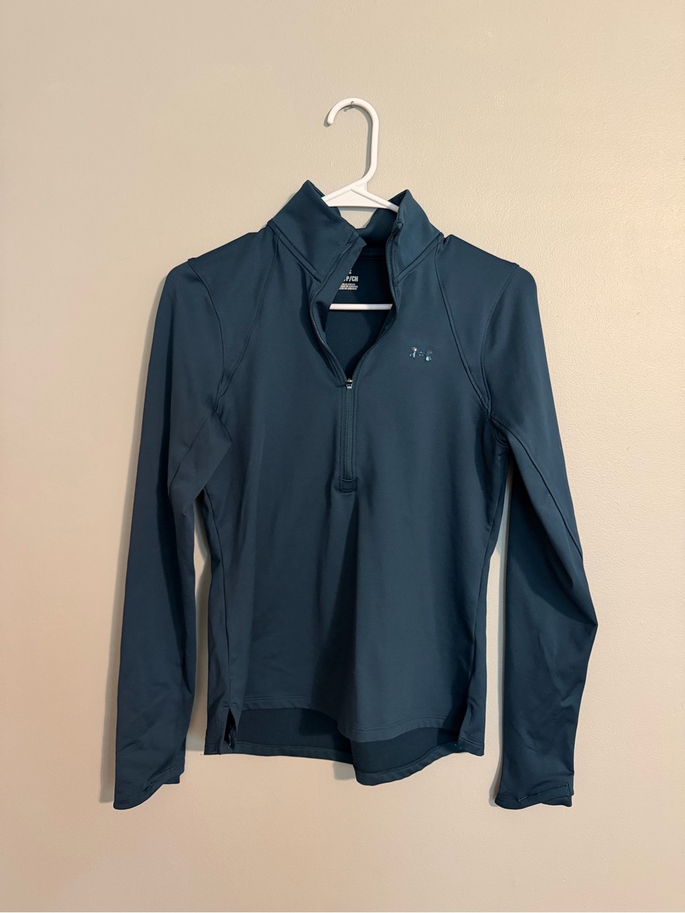 Under Armour Dark Teal Half-Zip Athletic Top